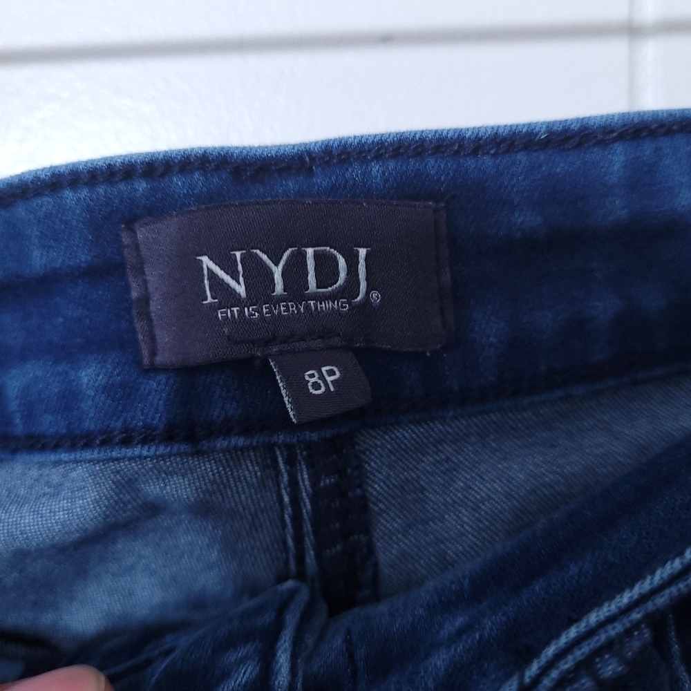 NYDJ Lift Tuck Slim Bootcut Stretch Denim Women's Jeans Size 8P - Picture 4 of 10